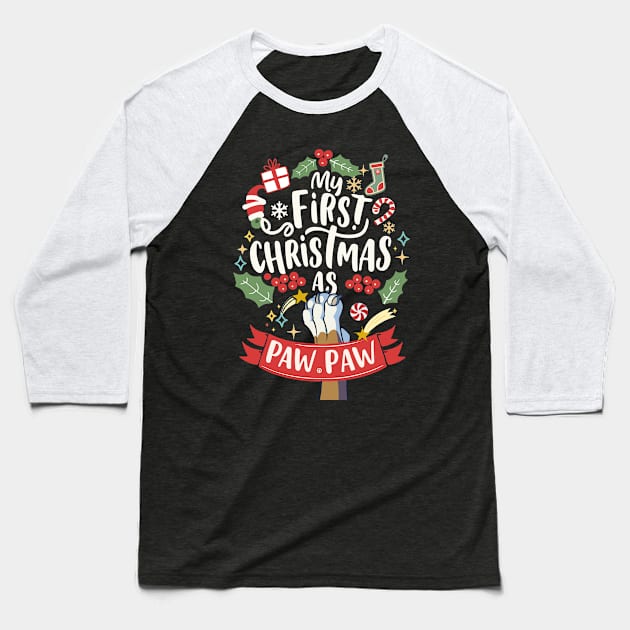 My First Christmas Baseball T-Shirt by Cheeky BB